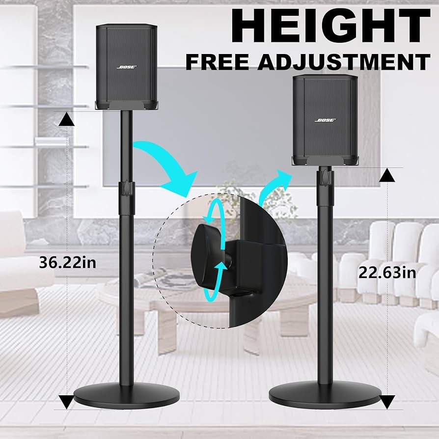 BOSE ポールスタンド BR-01 セット Amazon.com: Upgraded Height Adjustable Speaker Stand for